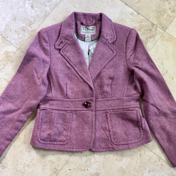 NWT L.L. Bean wool blazer 10 - Picture 1 of 7